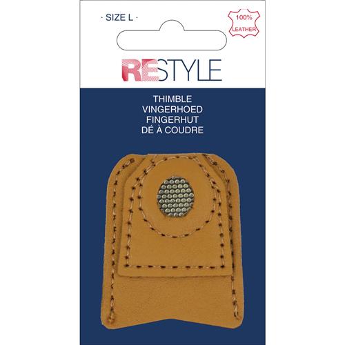 Restyle leren vingerhoed size L