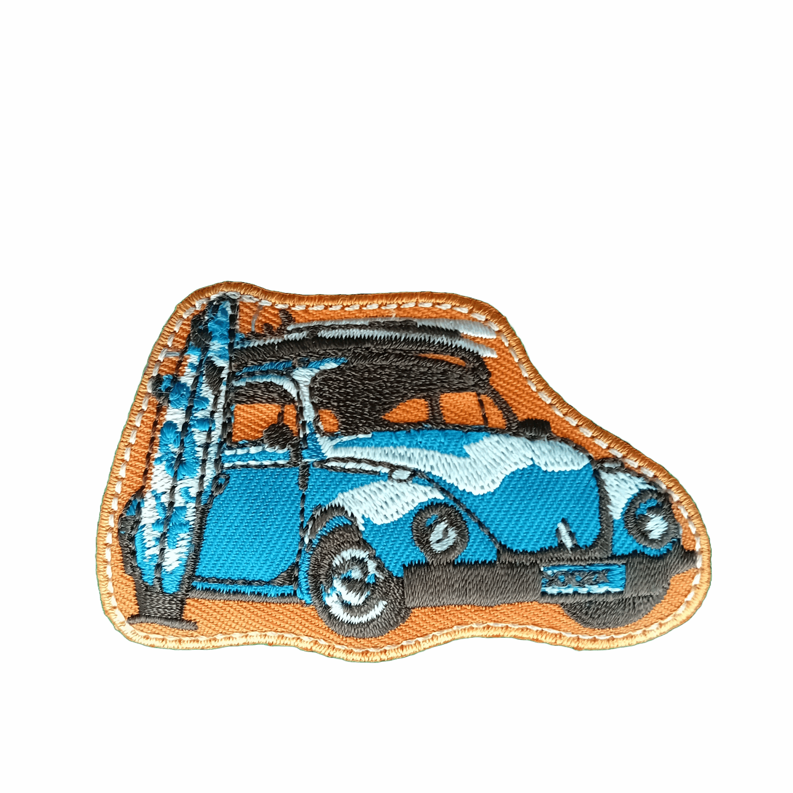 Applicatie VW Blauw Serie strand 74 x 45 mm