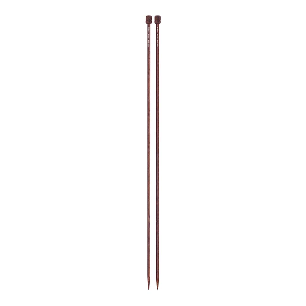 Houten breinaalden 40 cm 4.5 mm met knop Pony Perfect