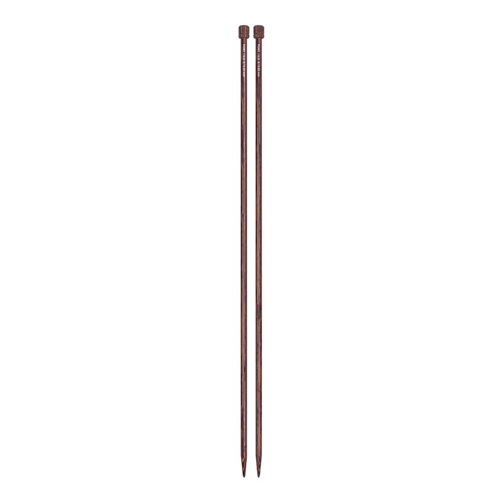 Houten breinaalden 40 cm 5.5 mm met knop Pony Perfect