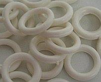 Ringetjes 9 x 14 mm wit