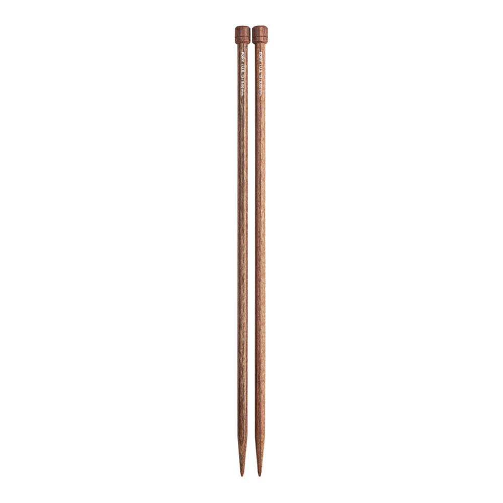 Houten breinaalden 40 cm 9 mm met knop Pony Perfect