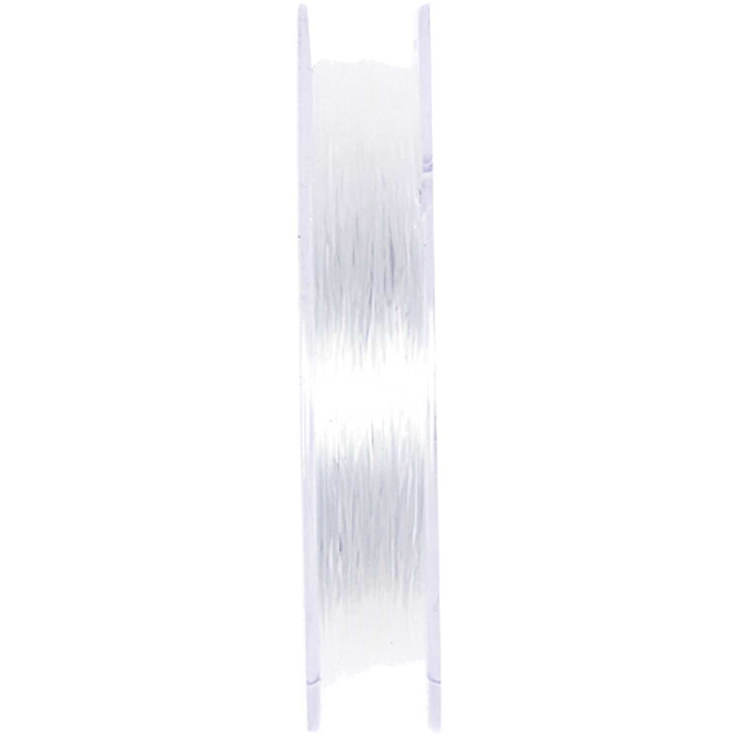 Perlondraad elastisch transparant 0.60 mm 10 meter