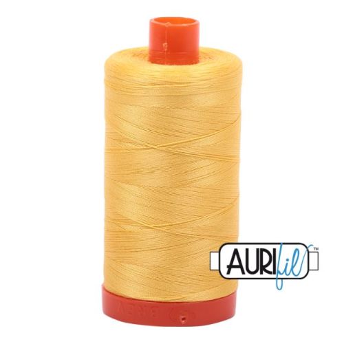 Aurifil Cotton Mako 50 kleur 1135 Pale Yellow 1300 meter