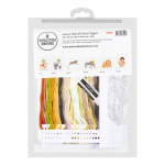 Thea Gouverneur borduurpakket Groeimeter Safari Aida 25 x 110 cm.. - Afbeelding 3