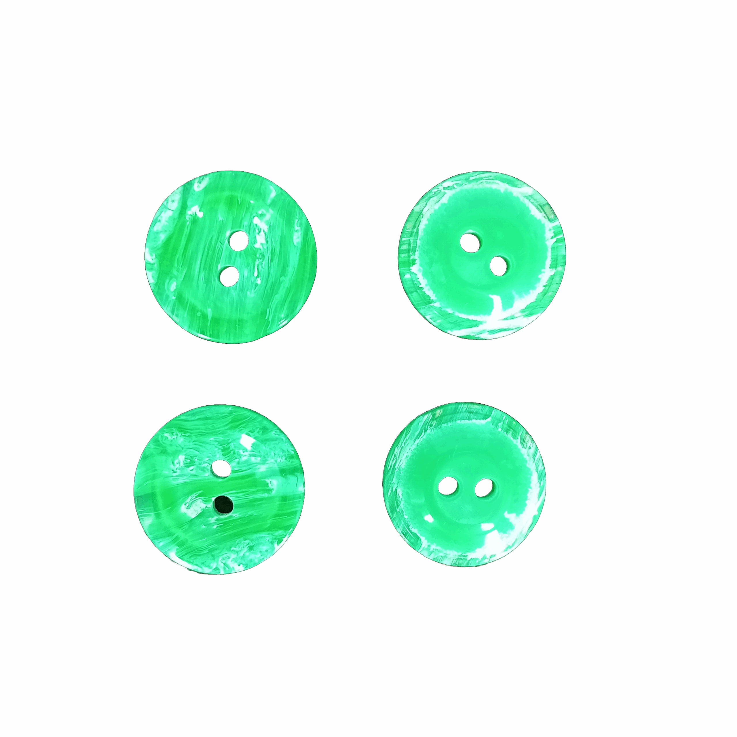 knoop groen 18 mm..
