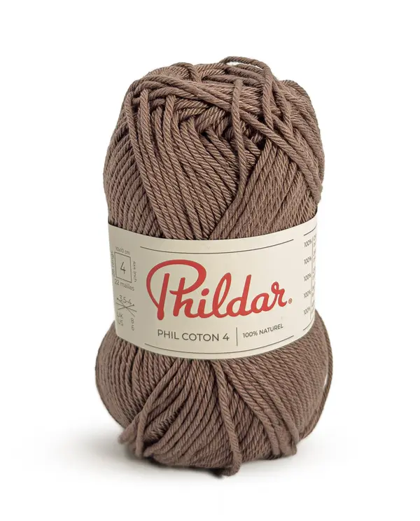31406_2164_S1 Phil Coton 4 kleur 2164 Marron Glace