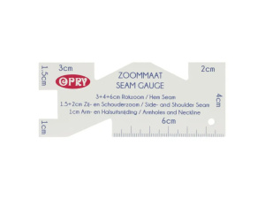 Opry Zoommaat plastic 10x4cm