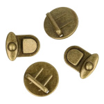 Tassluiting rond 30x28mm Goud kleur