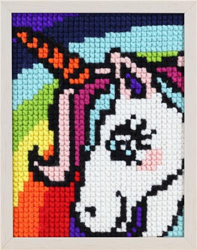 Pako kinderborduurpakket Eenhoorn 18 x 24 cm