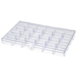 Opry Spoelendoos 48 spoelen 18x13x2.5cm transparant - Afbeelding 2