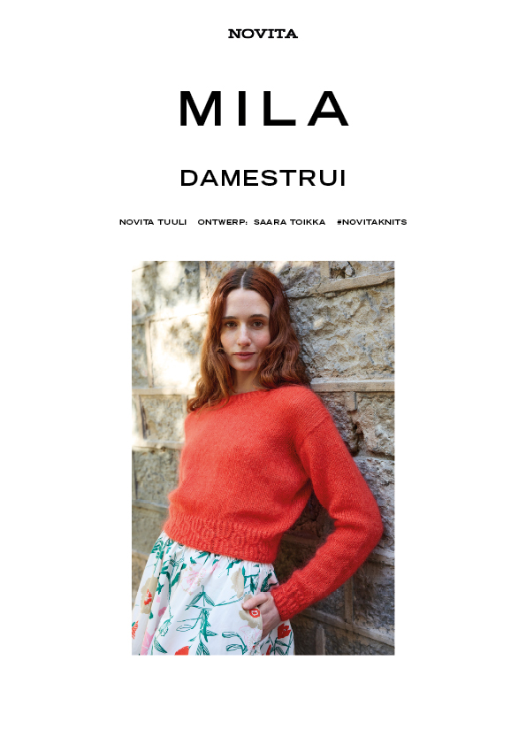 Patroon Novita Mila Damestrui kwaliteit Tuuli