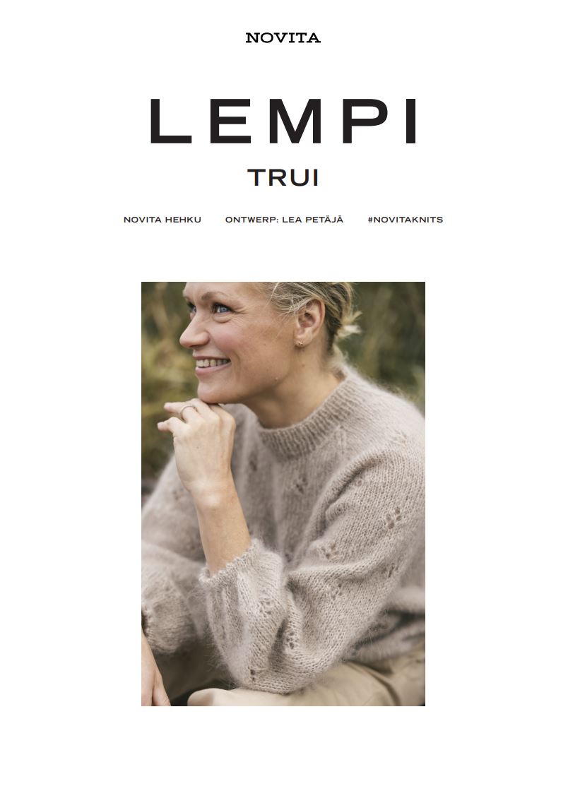 Patroon Novita Lempi trui kwaliteit Hehku