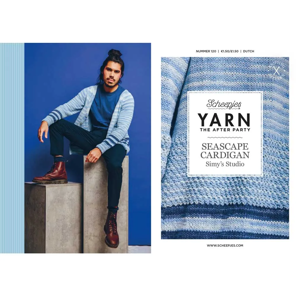 YTAP120-20NL-1 Booklet Yarn the after party nummer 120 Seascape Cardigan