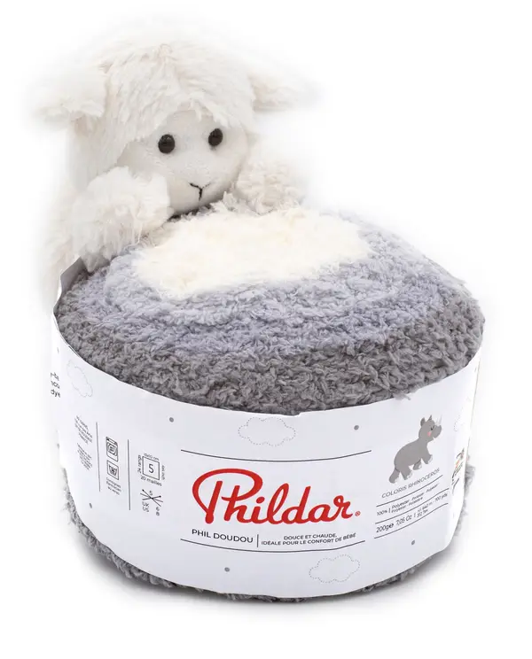 044173_2447_S1 Phildar Phil Doudou kleur 2447 Rhinoceros