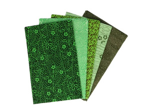 Tissu de Marie 5 quilt lapjes 50x57 cm Enchanted Emerald 965870