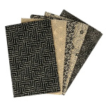 Tissu de Marie 5 quilt lapjes 50x57 cm Mysterious Midnight 965870