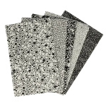 Tissu de Marie 5 quilt lapjes 50x57 cm Original Onyx 965870