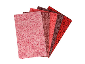 Tissu de Marie 5 quilt lapjes 50x57 cm Romantic Rose 965870