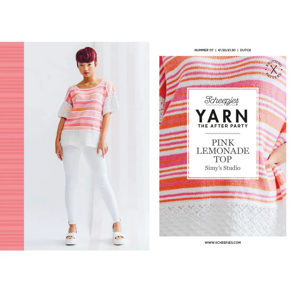 YTAP117-20NL-1 Booklet Yarn the after party nummer 117 Pink Lemonade Top