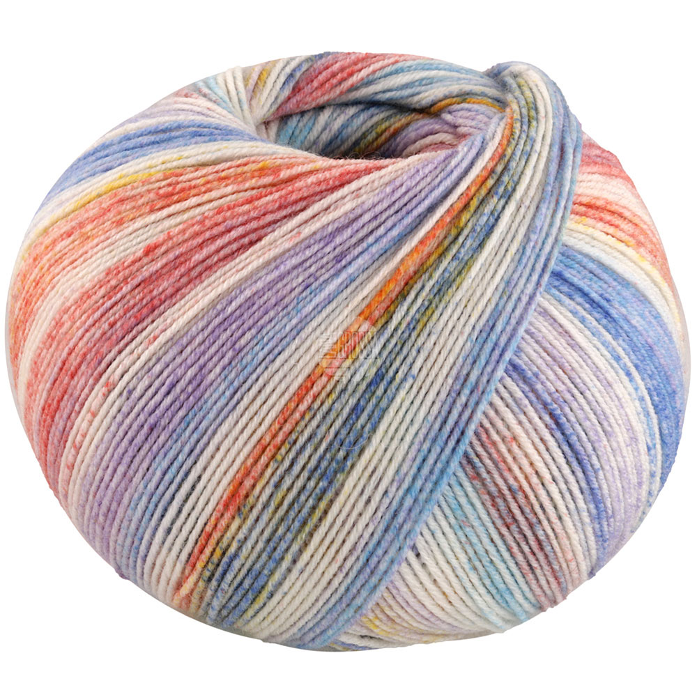 Lana Grossa Cool Wool 4 Socks print kleur 7763