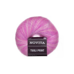 Novita Tuuli Print 50 Gr. kleur 913 azalea..