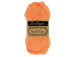 Scheepjes Softfun uni kleur 2652 Cantaloupe