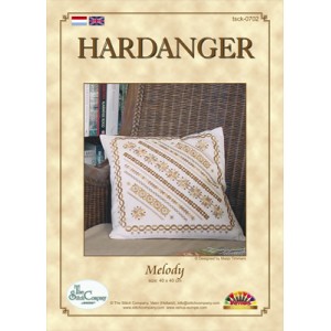 Hardangerpatroon Melody kussen 40 x 40 cm tsc-mt0702