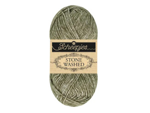Scheepjes Stone Washed kleur 851 Chlorite Green