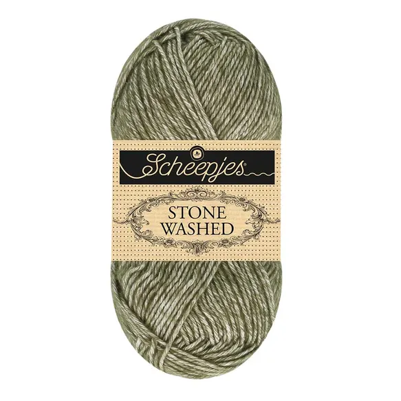 1664-851-1 Scheepjes Stone Washed kleur 851 Chlorite Green