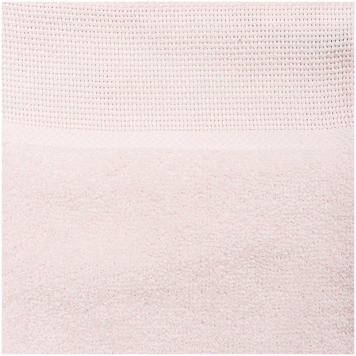 BADHANDDOEK MET CAPUCHON ROZE 80/70