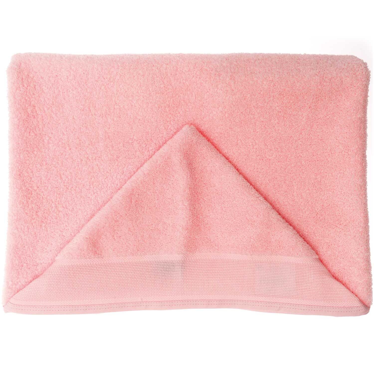 Te borduren Badhanddoek met capuchon Donker Rose 80x70cm