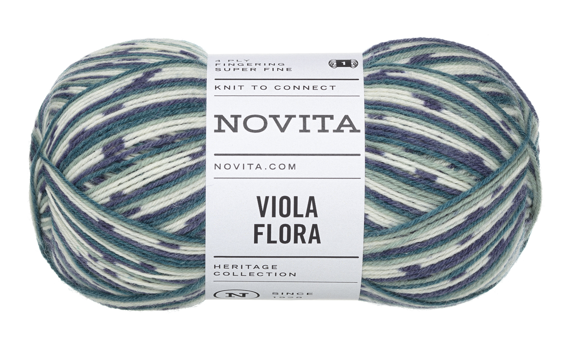Novita Viola Flora kleur 711 Lumme