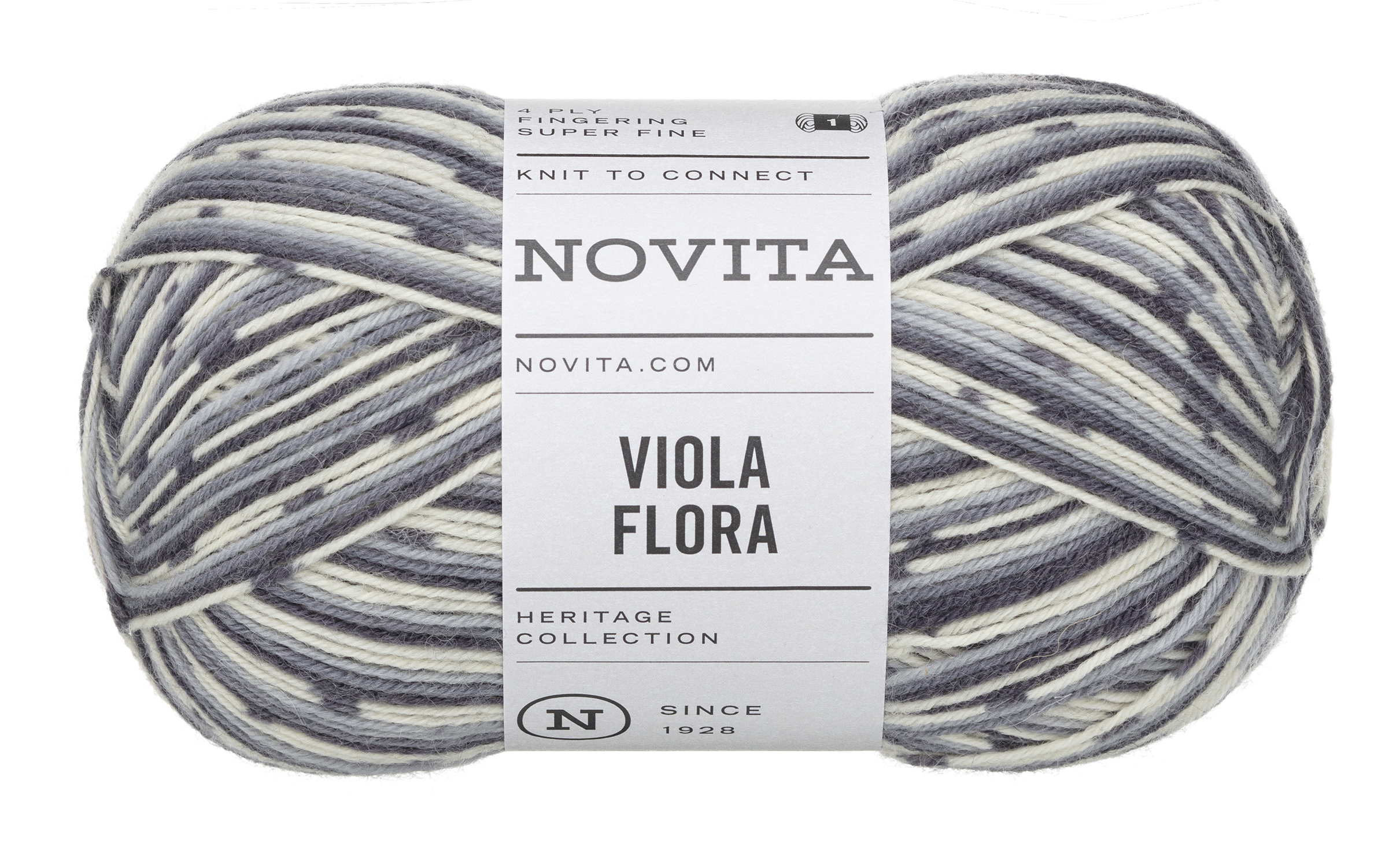 Novita Viola Flora kleur 8361 Musta Tulppaani