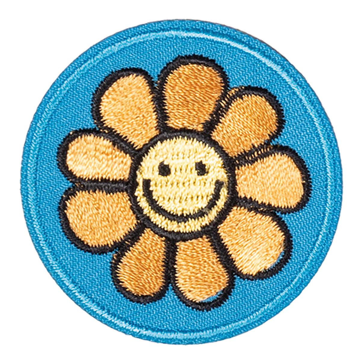 Applicatie Flower Smile Yellow 4cm