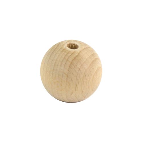 Houten kraal 20 mm Pentacolor ongelakt H4341