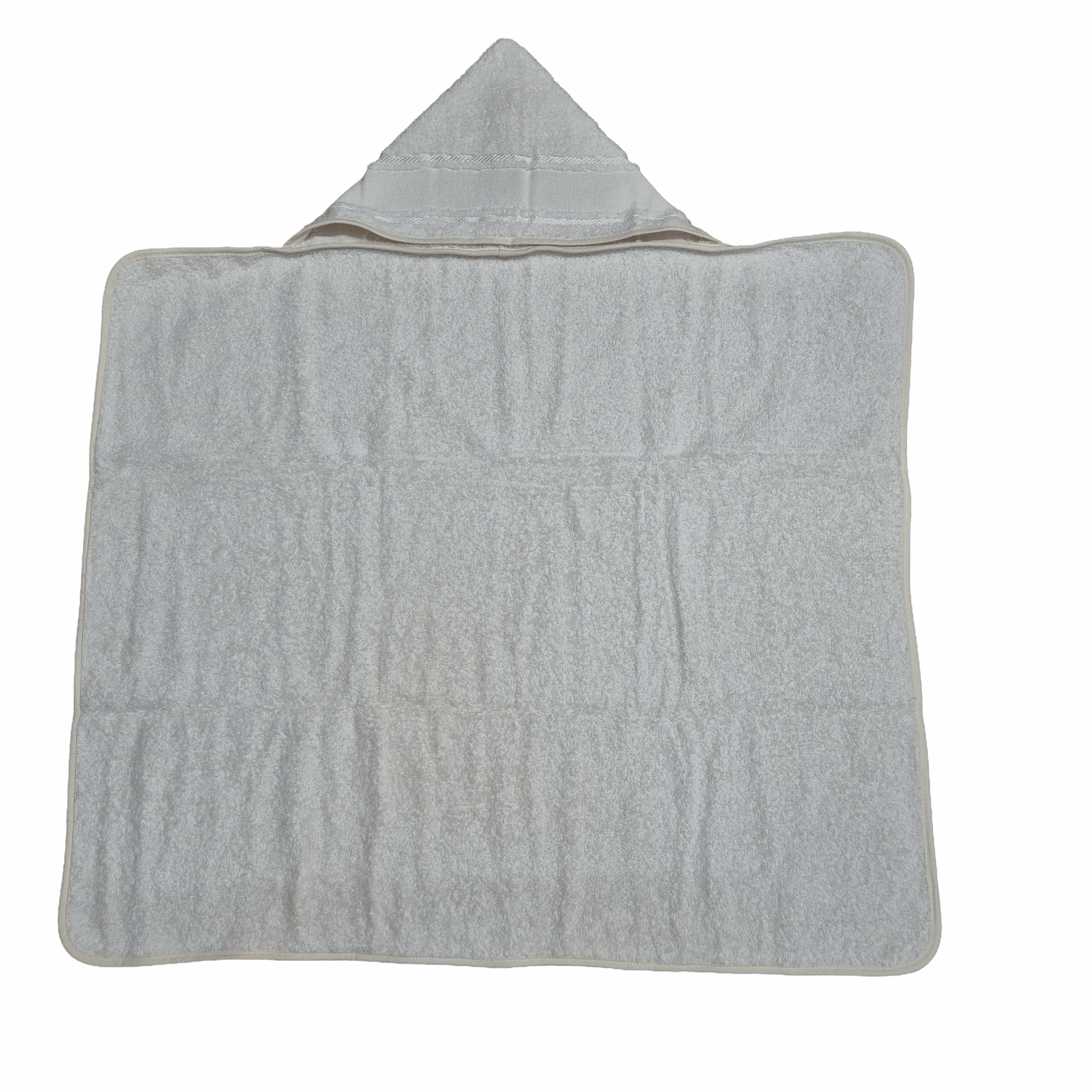 Te borduren Babycape met capuchon kleur ecru 20
