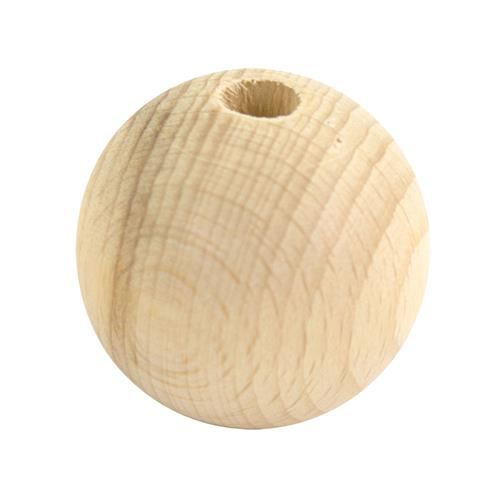 Houten kraal 35 mm Pentacolor ongelakt H4350
