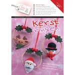 CuteDutch - Patroonboekje Kerstringen - Hang deze schattige Kerstman, sneeuwpop en het lieve rendier aan de muur, aan de deur of in de boom. Je kunt de ringen ook haken als kerstwens, te leuk! De Kerstringen zijn gehaakt met Coral van Durable en worden 10 cm groot. Benodigdheden: • Diverse kleuren aan Durable Coral • Veiligheidsogen 5 mm • 20 cm rood lint 4 mm • Houten ring 10 cm • Haaknaald nr. 2 ½ • Lijmpistool • Vulling • Stekenmarkeerder • Naald