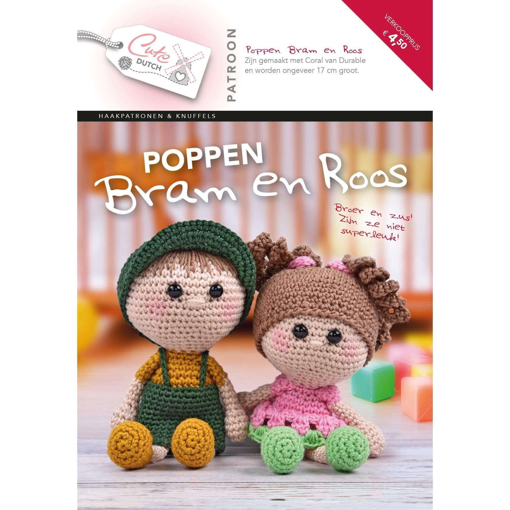 CuteDutch patronenboekje poppen Bram en Roos