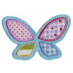 HKM Applicatie vlinder blauw