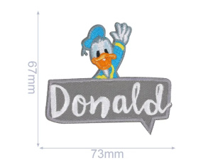 HKM Applicatie Donald tekstballon 73x67mm