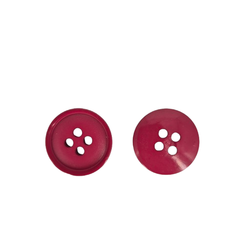Knoop 18 mm Rood 4 gaats