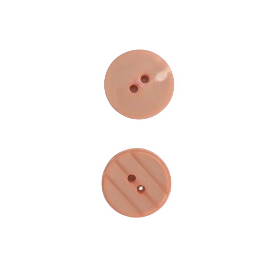 Knoop 18 mm 2 gaats roze..