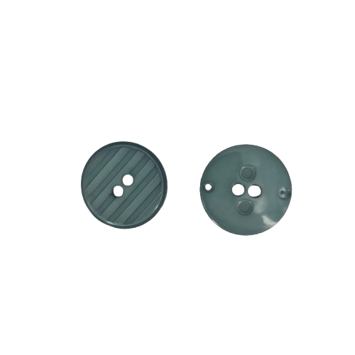 knoop 20 mm 2 gaats aqua blauw