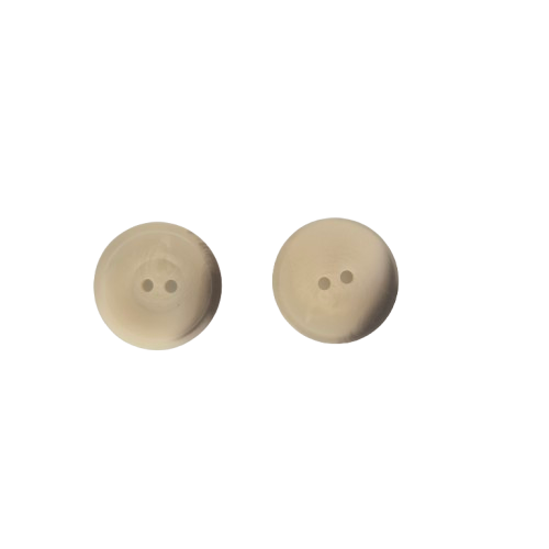 knoop 23 mm wit met veeg