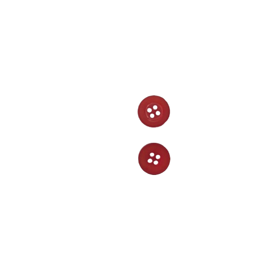 knoop 15 mm 4 gaats rood