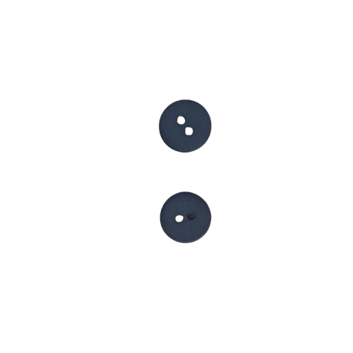 knoop 15 mm 2 gaats blauw
