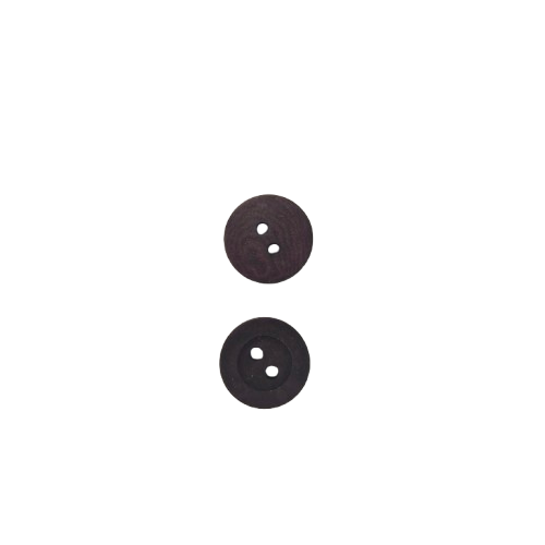 knoop 15 mm 2 gaats donker paars