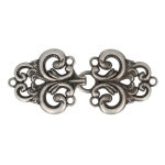 Noorse Sluiting 70mm kleur oud zilver